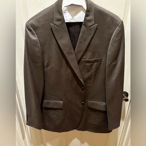 Perry Ellis Portfolio Men’s Suit Jacket/Sports Coat in Rich Brown. Size 46L.